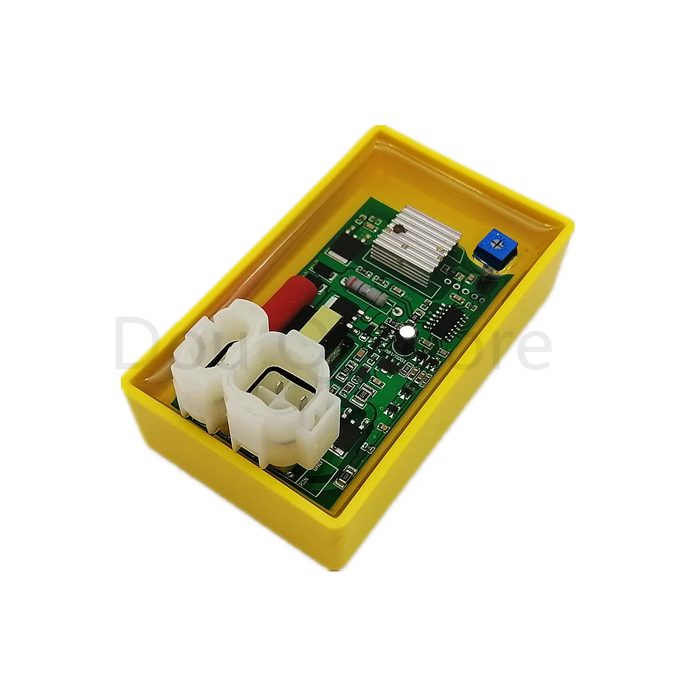 Мотоцикл прозрачный желтый DC CDI зажигания коробка с регулируемым сроков подходит