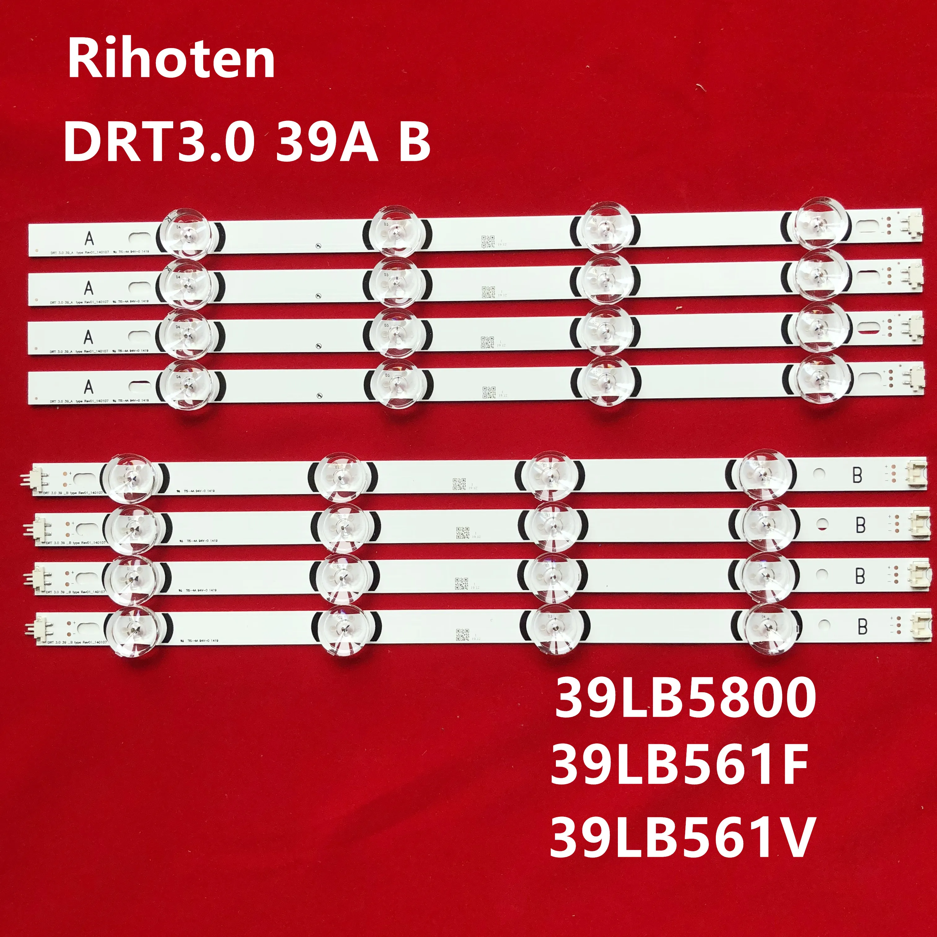 Светодиодный Подсветка полоса 8 лампа для LG ТВ 390HVJ01 lnnotek drt 3 0 39 &quot39LB5610 39LB561V 39LB5800