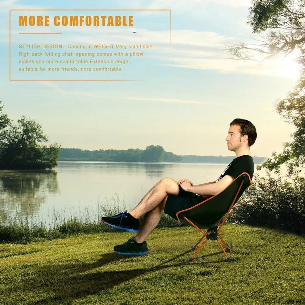 Легкий переносной стул для рыбалки сиденье твердый табурет кемпинга Складная