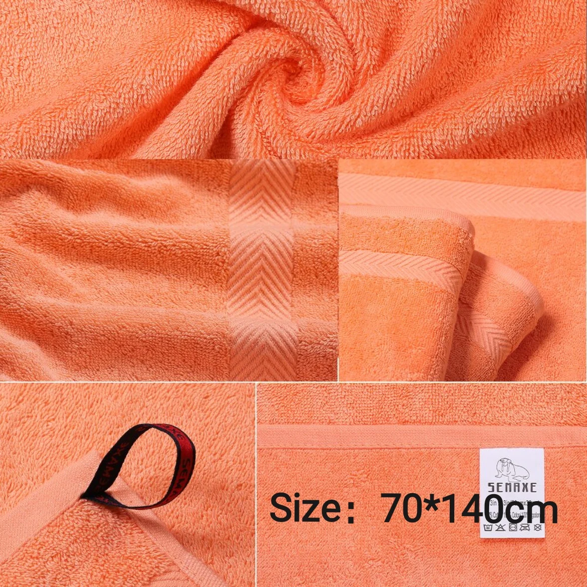 semaxe bath towel 100 cotton used in beach bathroom hotel quality soft towel fluff and super absorbent 3 piece set 70140cm free global shipping