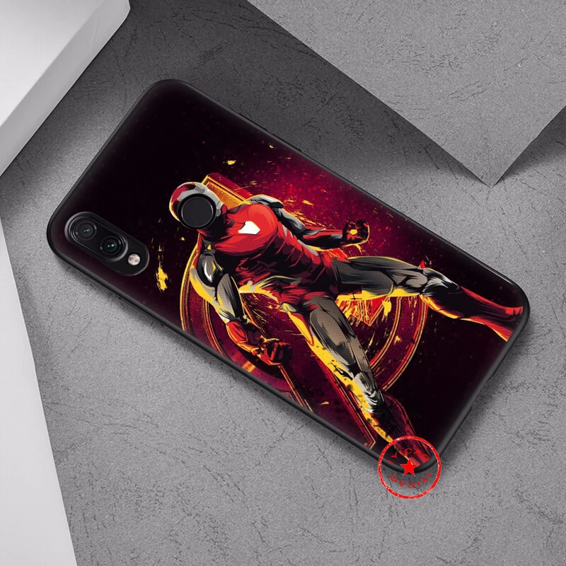 Iron Man Soft Case for Xiaomi Redmi Note 8 7 6 5 Pro 5A 4X Prime Silicone |