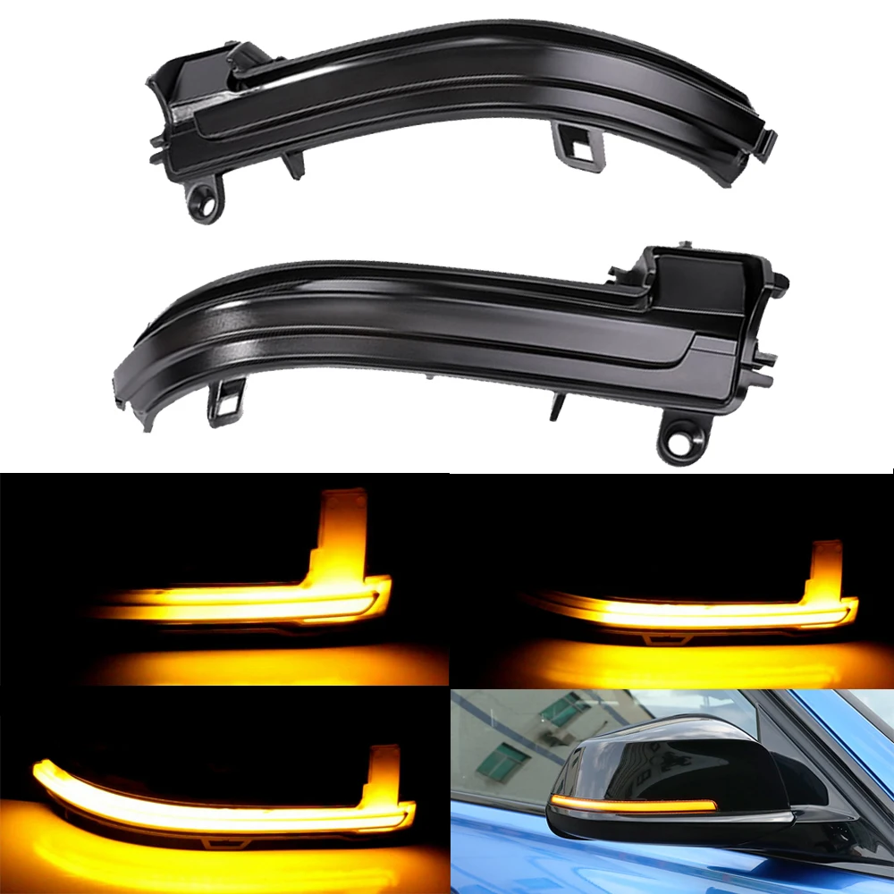 

Car DynamicTurnSignalLight LED For BMW F20 F21 F22 F30 E84 1 2 3 4 Series Side Wing Mirror Sequential Indicator Blinker Lamp