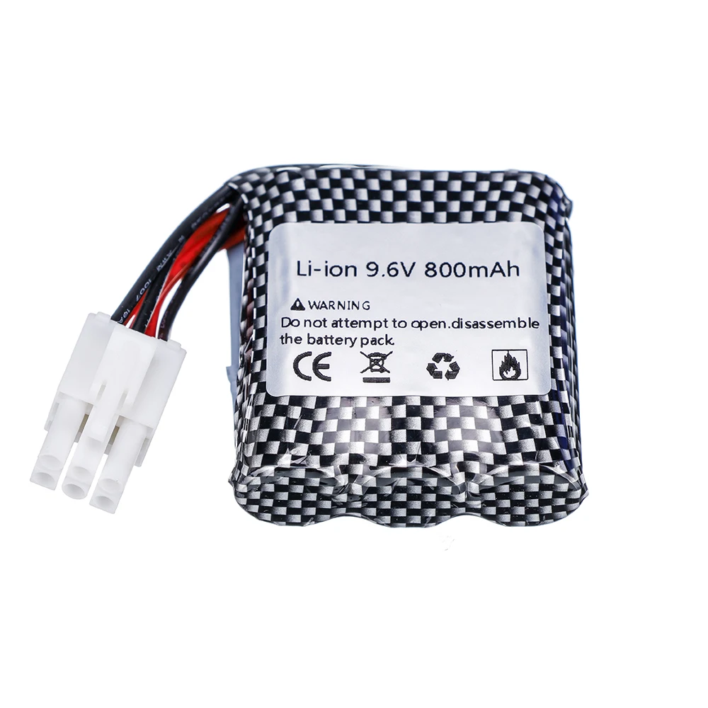 1/5pcs 9.6v 800mAh Li-ion Battery for S911 912 9115 9116 9120 RC Monster Truck Car Parts 9.6 v 16500 15C high quality - купить по