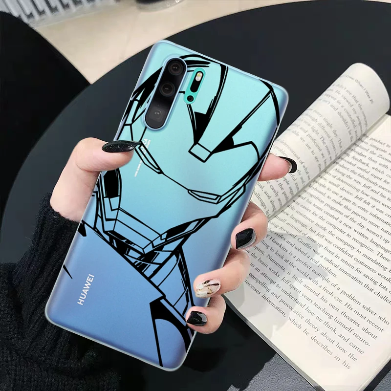 Чехол с человеком-пауком Железным человеком для Huawei Honor 10 9 lite 8X чехол 10i i мягкий