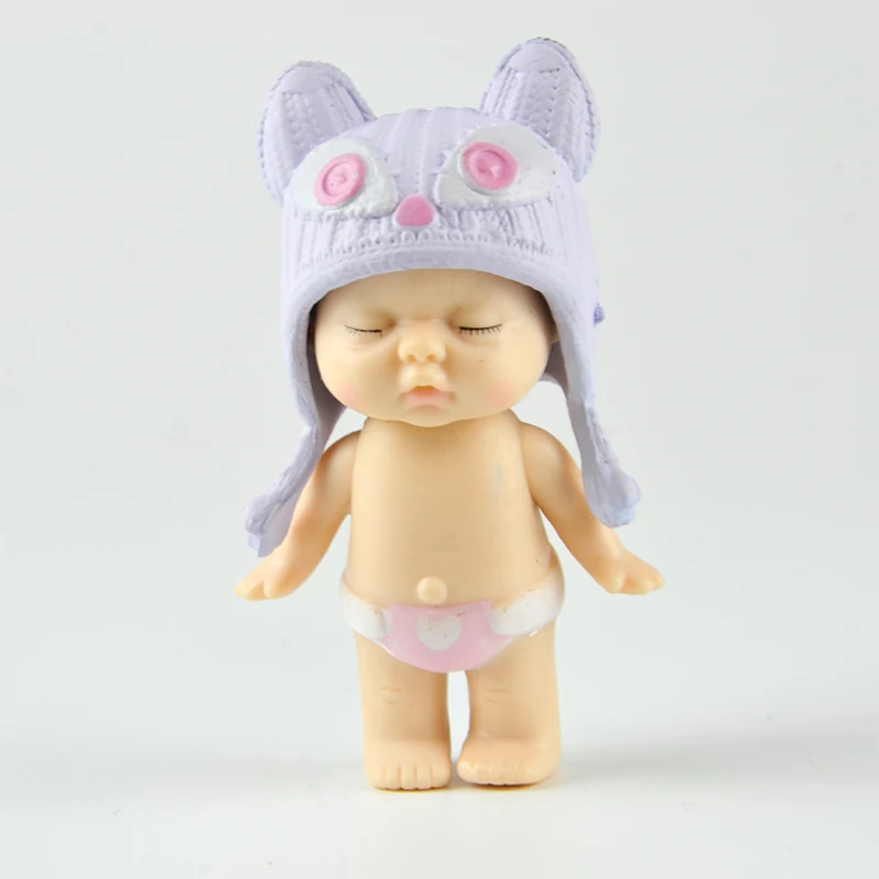 6 шт. Милая Детская миниатюрная фигурка ангела кавайная шапка спальная кукла дом