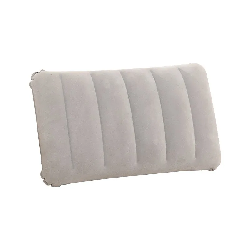 

Camping Inflatable Pillows Cushions Environmental PVC + Flocking Fabric