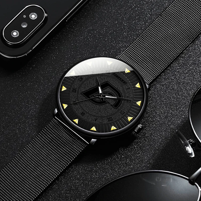

2021 Fashion Mens Minimalist Watches Men Ultra Thin Stainless Steel Mesh Band Quartz Watch Man Business Gifts Clock Reloj Hombre