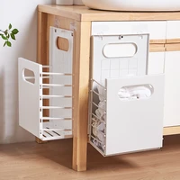 foldable laundry basket plastic sundries toy dirty cloth punch free household wall mounted storage container bathroom organizer