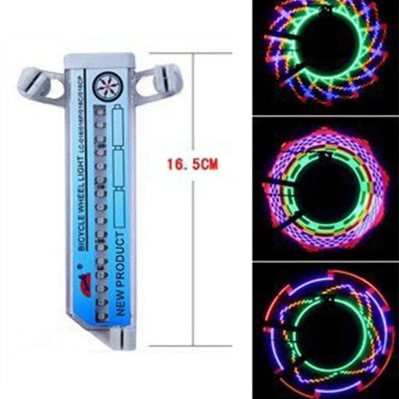 

2021 New 1pc 3d Bicycle Spokes Led Lights Lighting And Fancy Bicycle Wheel Lights Bicycle Colorful Spoke Wheel Lights