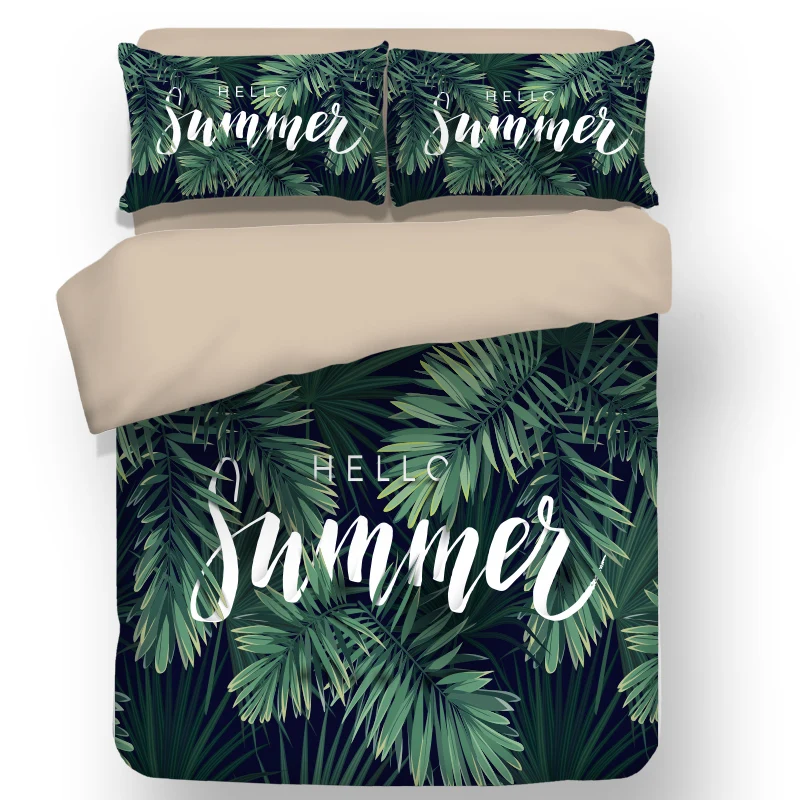 

Home textile flower bedding set 3pcs bed linen elegant wedding bed set home decor pastoral queen duvet cover leaves bedclothes