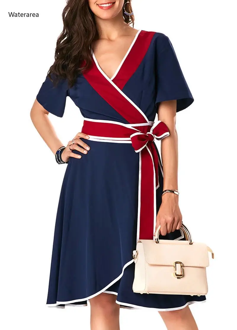 Новинка 2019 летнее платье размера плюс женское сексуальное с v образным вырезом