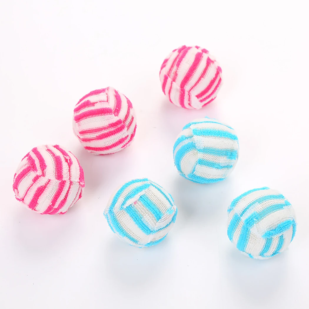 6 шт. симпатичный мяч для кошек креативный Забавный упражнений игрушка