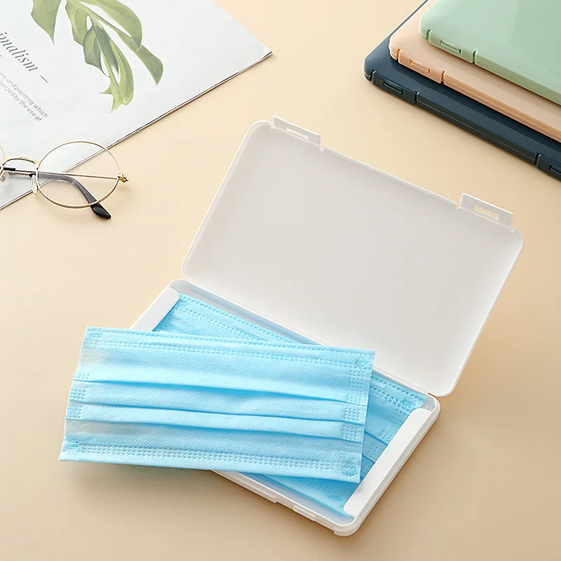Dust mask storage box Portable bag Disposable N95 organizer 19*11cm | Дом и сад