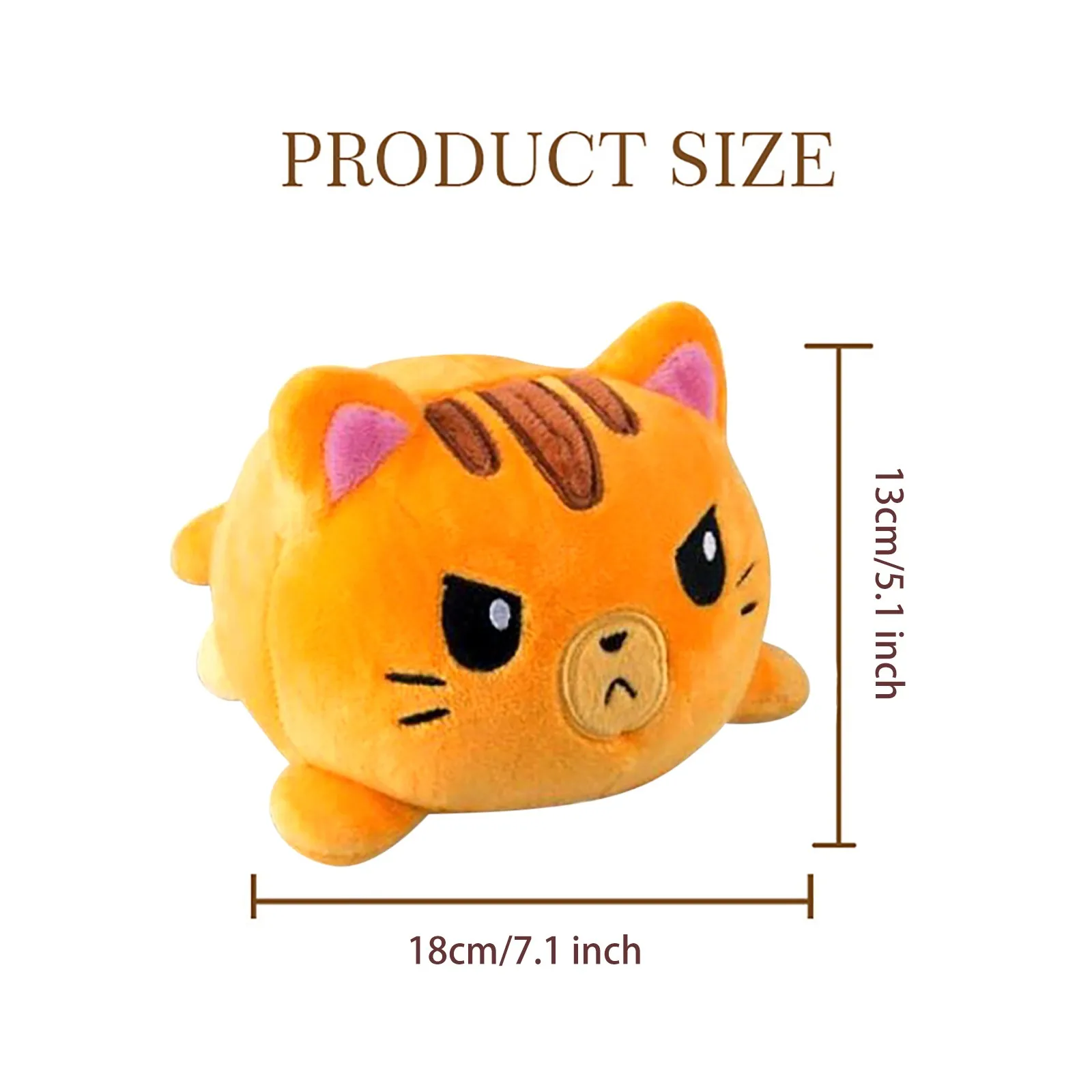 

2021 New Plush Toys Kids Soft Gift Children Cute Plush Toys Double-sided Flip Doll Soft Reversible