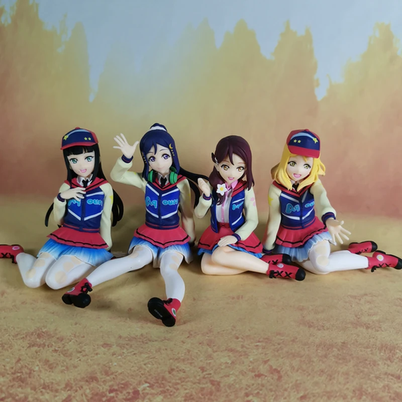 

Anime LoveLive Sunshine Action Figures Sakurauchi Riko Ohara Mari Tsushima Yoshiko Kunikida Hanamaru Watanabe You Model toy