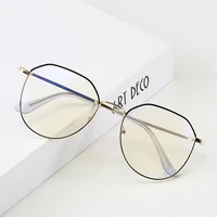 new fashion anti blue light women eyewear retro myopia men eyeglasses frame trend optics computer transparent eye glasses