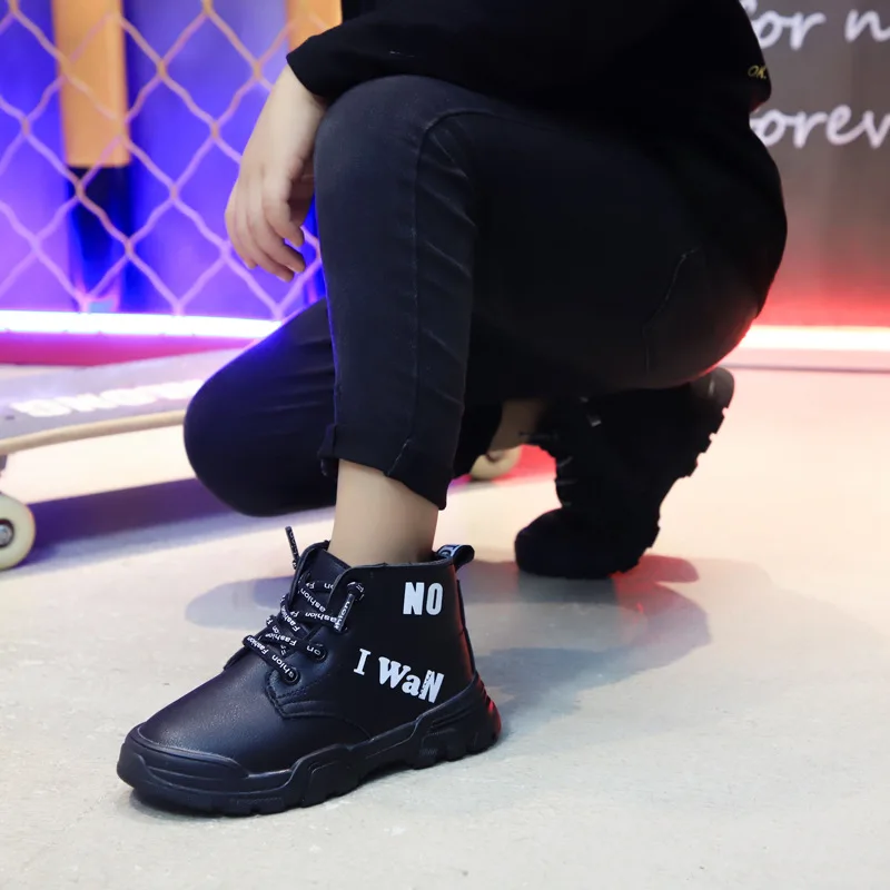 Ботинки мартинсы черные на возраст 1 6 лет|Сапоги| |