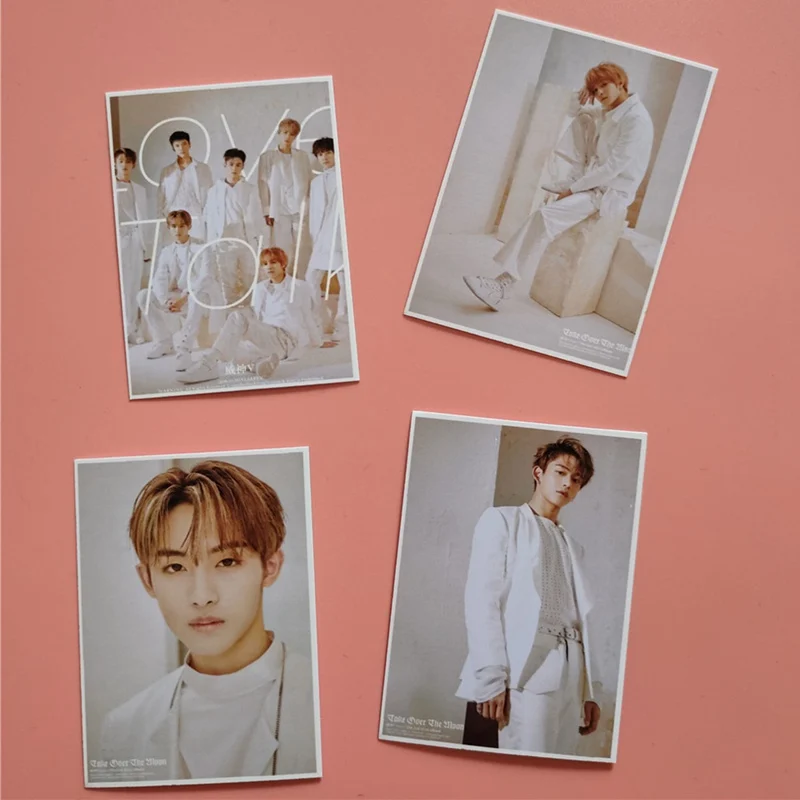 16 шт./компл. WayV новый альбом захват Луны самодельная бумажная ломо-карта