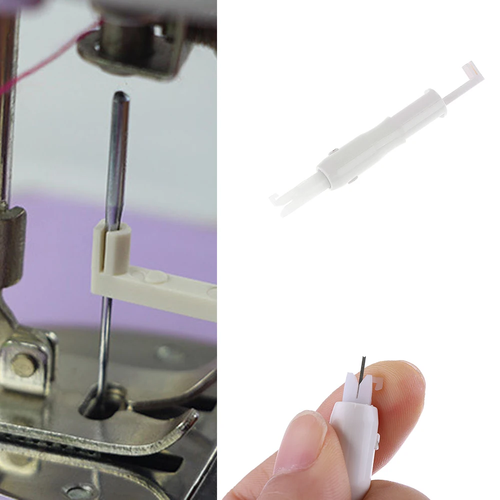 1 шт. портативная белая пластиковая ручка и металлическая вводная игла Threader