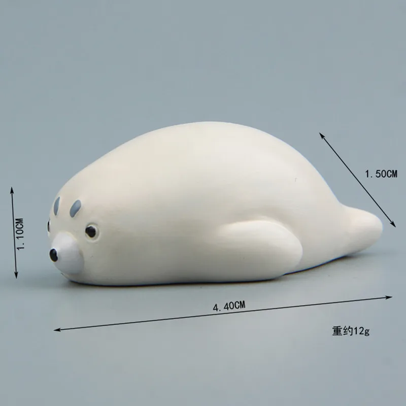 Симпатичные небольшие магниты на холодильник с морским львом 3D из смолы