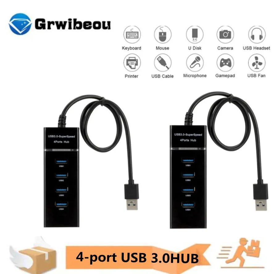 

Разветвитель USB-адаптера, 4 порта 2,0 3.0