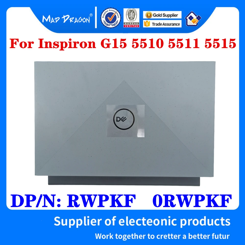 Online RWPKF 0RWPKF AP36N0002B1 Para Portátil Dell Inspiron 15 G15 5510 5511 5515, LCD Verde A Cubierta Trasera, Novedad, Original