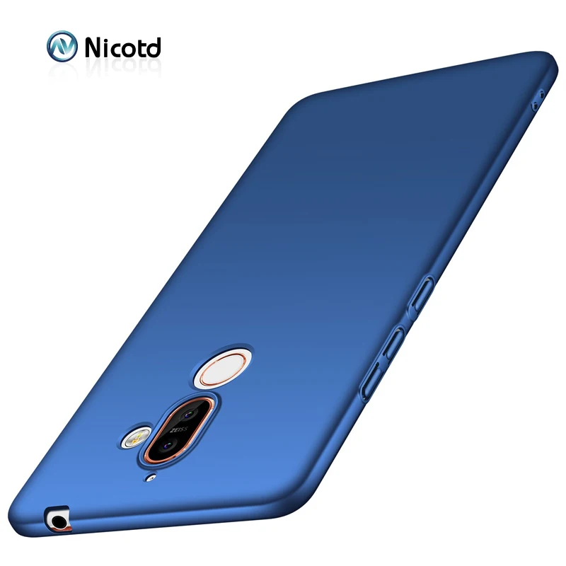 Для Nokia 7 plus 360 Роскошный Жесткий Пластиковый матовый чехол для 8 6 3 5 полное
