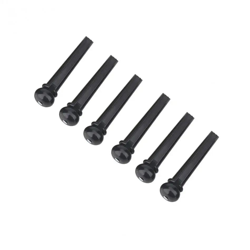 One Set of Guitar Accessories Bridge Pins Upper Nut Bottom Saddle Diecast Replacement for Acoustic Folk Guitars | Спорт и