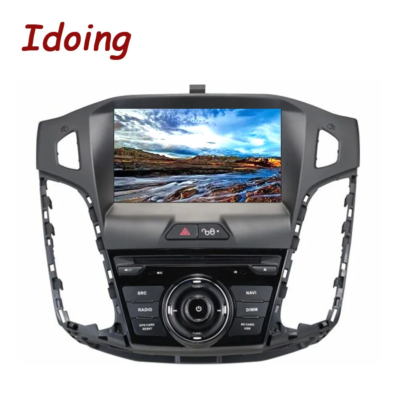 Автомобильный мультимедийный плеер Idoing 1Din Android для Ford Focus 2012 2014 4 Гб + 32 ГБ 8 ядер