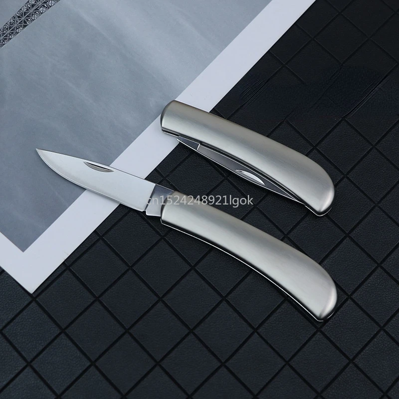 

Stainless Steel Fruit Knife Folding Peeler Portable Household Knife Outdoor Folding Knife Sharp Craftsmanship Sharp Paring Knife