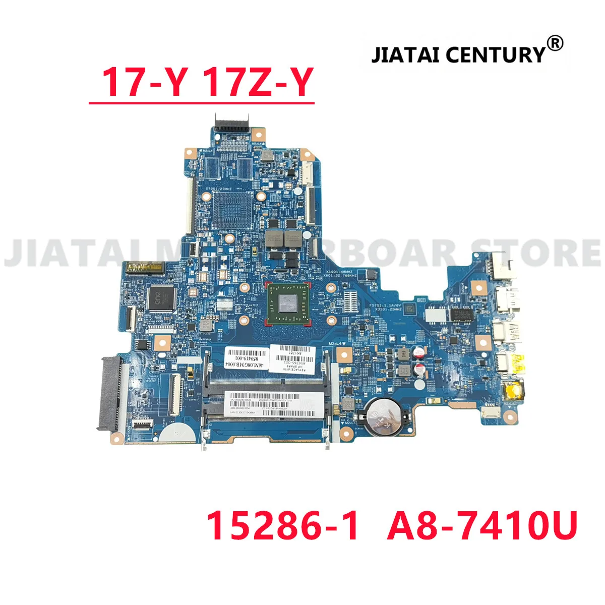 Для HP 17-Y Материнская плата ноутбука 856765-601 15286-1 A8-7410U Процессор DDR3 448.08G03.0011 100%