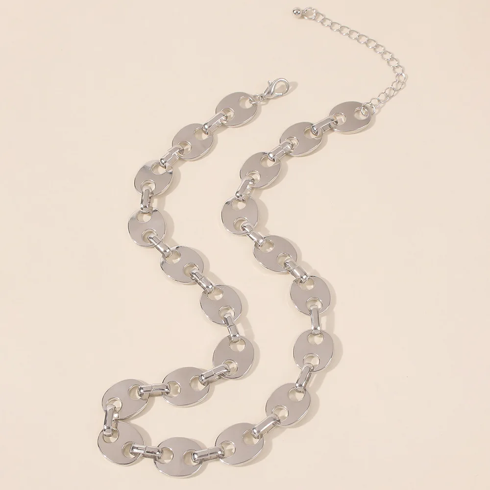 Wgoud Лидер продаж панк Высокое качество Золотой цвет геометрический чокер для