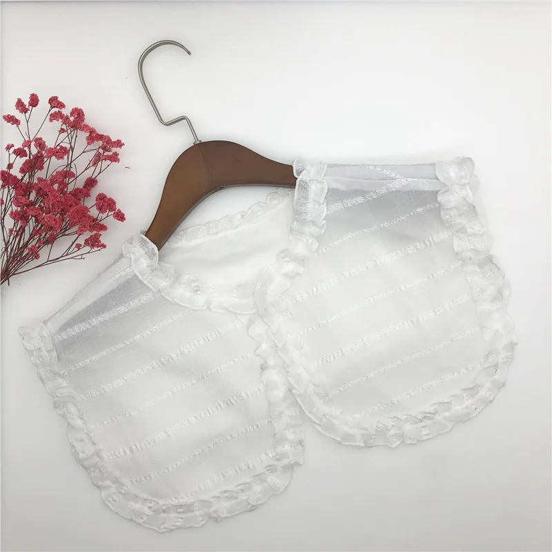 2021 женский съемный воротник с лацканами рубашка свитер Женский Дикий накладной