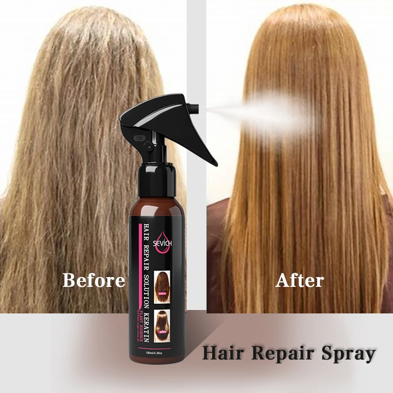 Средство для ремонта волос Sevich Кератиновое питание восстановление сломанных