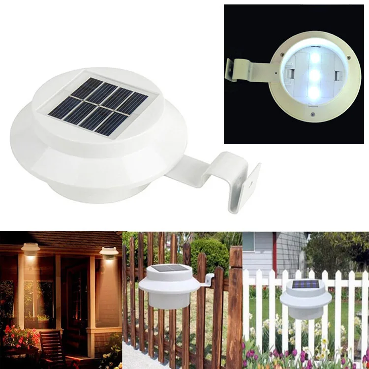 

Solar energy sink lamp 3LED solar fence light eaves solar street lamp