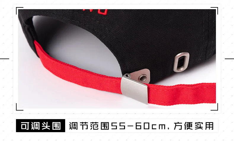 Anime darling in the franxx 02 hat Cosplay clothing accessories Cotton Adjustable Cap Baseball |