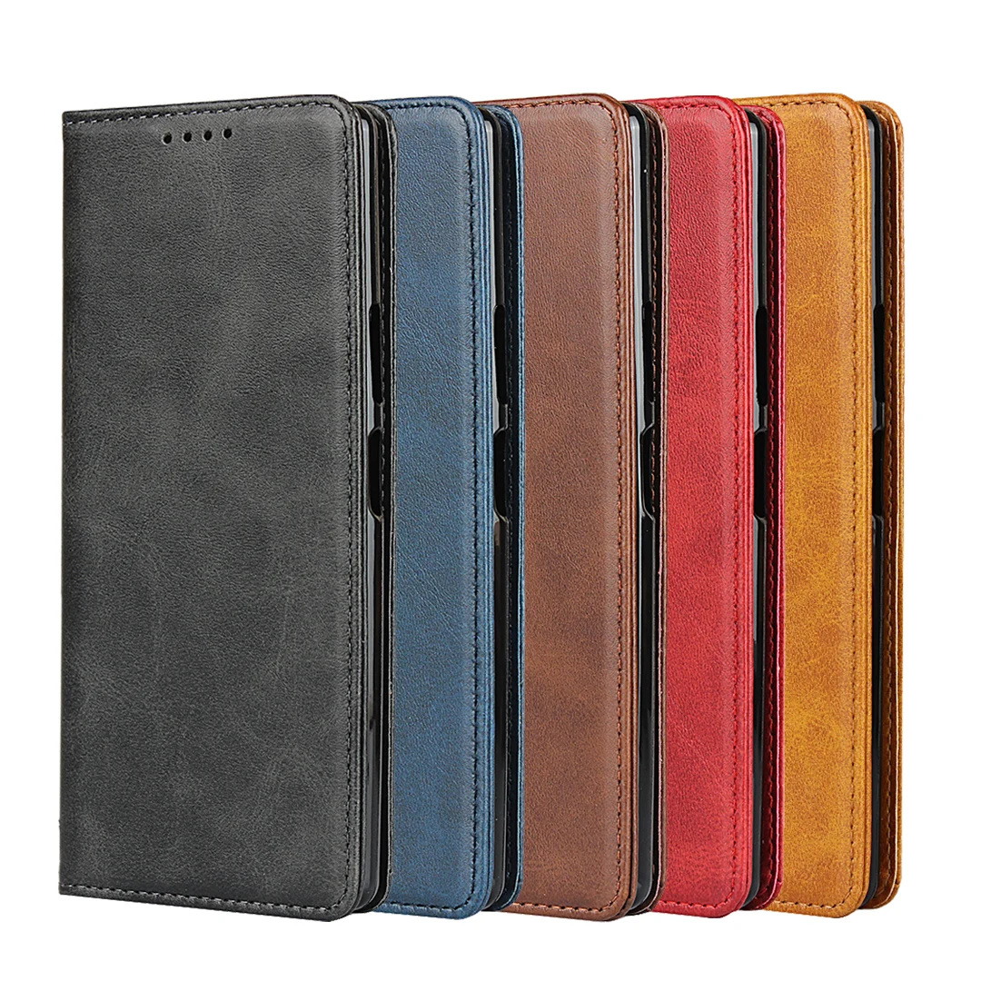 

Leather case for Sony Xperia 8 Flip case card holder Holster Magnetic attraction Cover Case for Sony 8 Wallet Case
