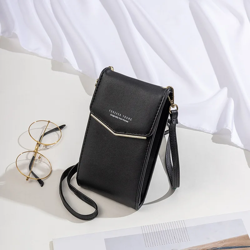 phone bag Brand Designer Women PU Leather Handbag Stylish Mini Shoulder Bag Versatile Ladies Crossbody Bags for IPhone xiaomi | Мобильные