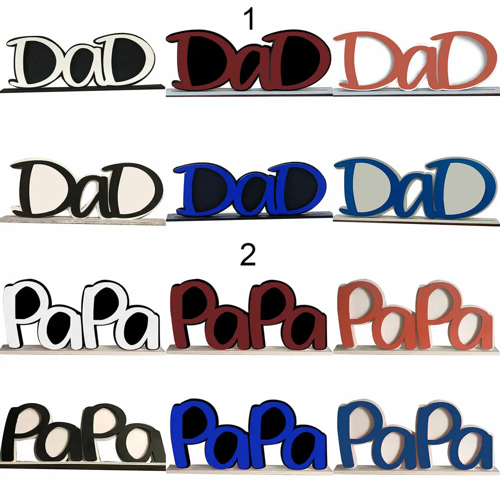 Рамка для фотографий папа деревянный держатель украшение на День отца домашний