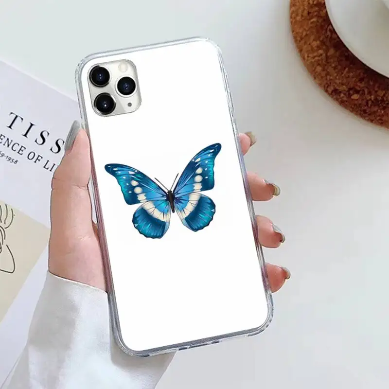 

Beautiful butterfly Phone Case For iphone 12 5 5s 5c se 6 6s 7 8 plus x xs xr 11 pro max mini