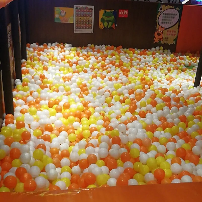 

100 Pcs/Lot Eco-Friendly Colorful Ball Soft Plastic Ocean Ball Funny Baby Kid Swim Pit Toy Water Pool Ocean Wave Ball Dia 5.5cm