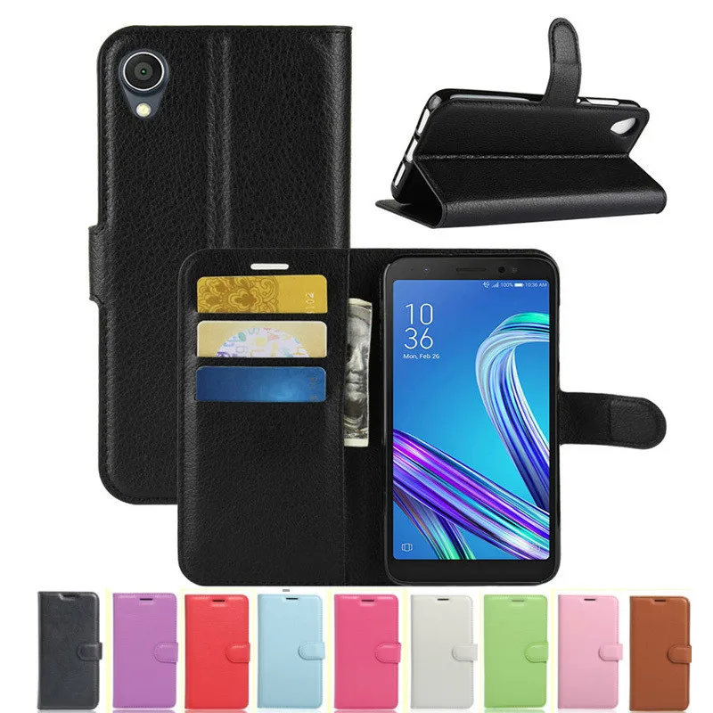 Чехол для Asus ZenFone Live L1 ZA550KL откидной кожаный чехол бумажник 5 дюйма ASUS ZA ZA550 550 550KL X00RD