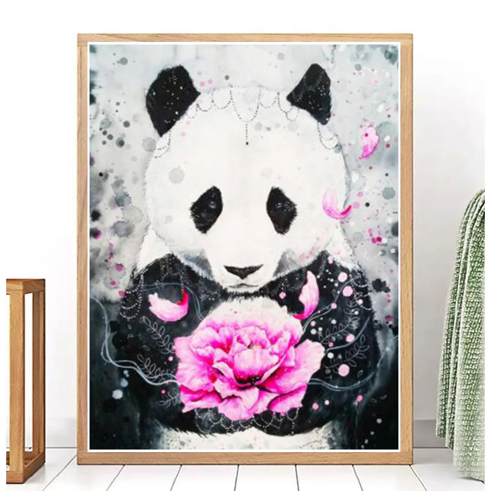 

5d diamond painting panda animal picture full diamond mosaic diy mosaic embroidery rhinestone art decoration new year gift
