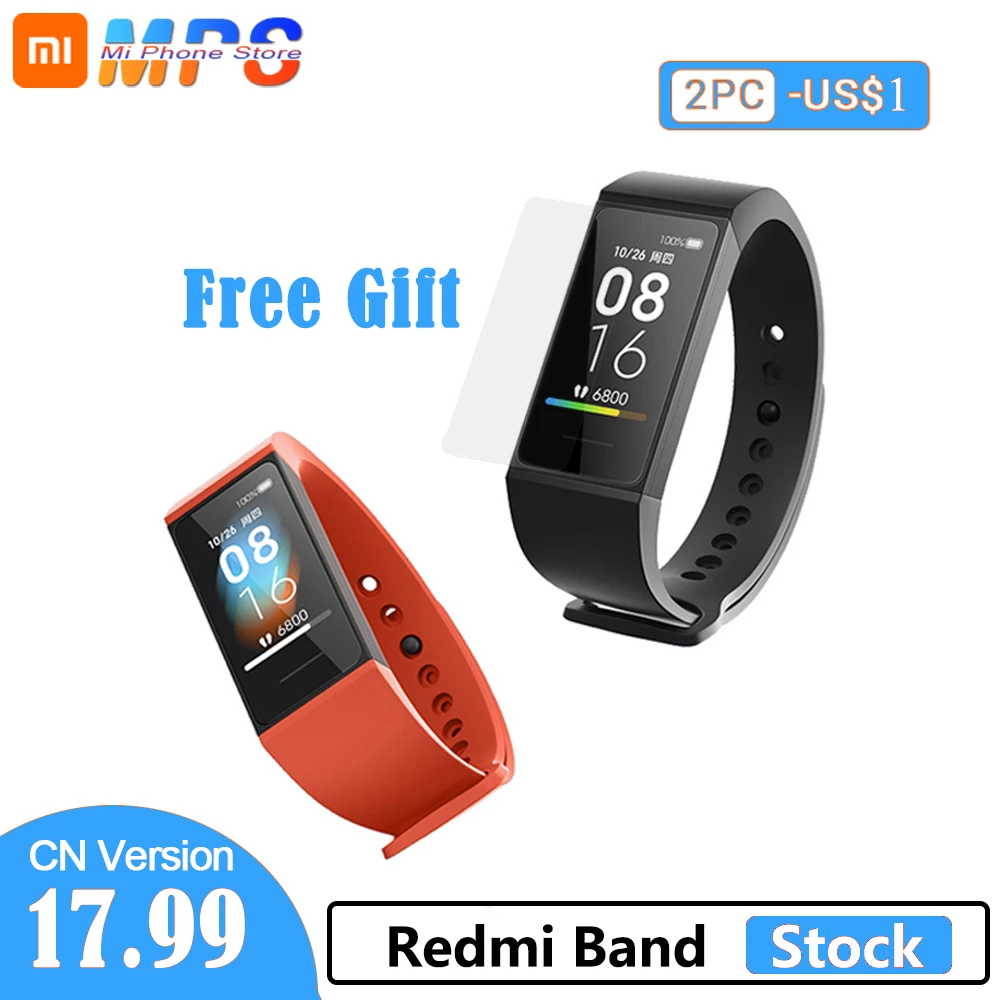 Смарт браслет Xiaomi Redmi Band 4 с пульсометром и Bluetooth 5 0|Смарт-браслеты| |