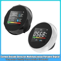 digital co2 meter carbon dioxide detector multifunctional portable digital temperature humidity monitor air quality detector