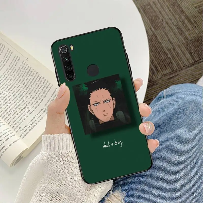 

shippuden shikamaru Phone Case For Redmi note 8Pro 8T 6Pro 6A 9 Redmi 8 7 7A note 5 5A note 7 case
