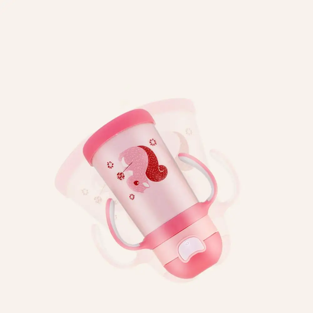 320ml Children Dual-use Stainless Steel Wide-mouth Insulated Baby Feeding Bottle | Мать и ребенок