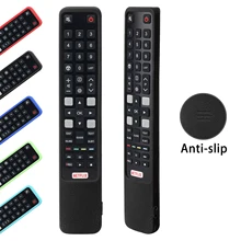 Remote Control Cover For TCL RC802N YUI1 YU14 U43P6046 U49P6046 U55P6046 U65P6046 Non-slip Silicone Protective Soft Case