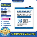 100% Оригинальный аккумулятор LOSONCOER JS40 3900 мА  ч для MOTOROLA Moto Z3 Play JS40 XT1929-1 XT1929-4 XT1929-5 XT1929-6 XT1929-8