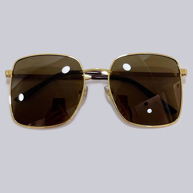 

Vintage Square Sunglasses Metal Gradient Sun Glasses Male Goggles Shadow UV400 Driving Eyewear Oculos De Sol